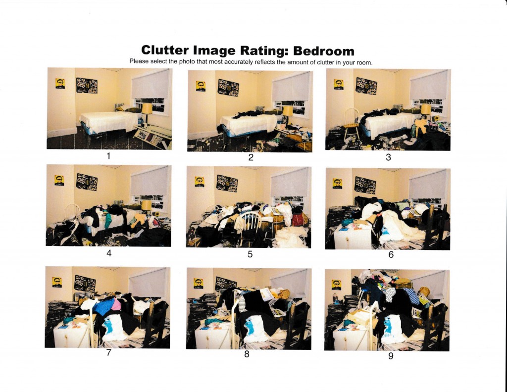 Clutter Image Rating Scale - Bedroom24